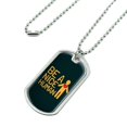 thumbnail image 2 of Be A Nice Human with Heart Military Dog Tag Pendant Necklace with Chain, 2 of 4