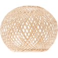 thumbnail image 1 of PENGXIANG Lamp Shade Light Pendant Cover Lampshade Rattan Chandelier Hanging Ceiling Wicker Woven Rustic Fixture Barrel Weave, 1 of 7
