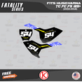 thumbnail image 3 of Kalair GFX Graphics Kit for Husqvarna TC125, TC250, FC350 and FC450 (2016-2018) Fatality Series, 3 of 5