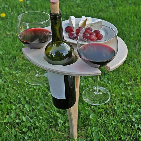 Storage rack,Wine Picnic Party Portable Wooden Table Wine Picnic Wine Table Tubbek