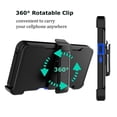 thumbnail image 3 of Takfox Case For Motorola Moto G Stylus 5G 2022 ,Shockproof Heavy Duty Rugged Locking Swivel Holster Belt Clip Kickstand Full Body Hard Shell Phone Cover Case，Bule, 3 of 7
