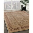 thumbnail image 2 of Ahgly Company Indoor Rectangle Mid-Century Modern Light Brown Oriental Area Rugs, 3' x 5', 2 of 6
