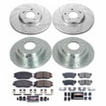 thumbnail image 3 of PowerStop Front and Rear Z23 Evolution Sport Carbon-Fiber Ceramic Brake Pad and Drilled & Slotted Rotor Kit Fits: KIA Select Models K5833, 3 of 10
