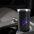 thumbnail image 5 of Butterfly 20oz Coffee Stainless Steel Mobile Tumblers, Vacuum Insulated Mug with Lid, Spill-Proof Travel Cup for Hot & Cold Drinks, for Coffee, Wine, Cocktails, Christmas, 5 of 6