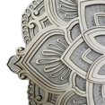 thumbnail image 3 of Mandala Lotus Lamp, Night Light , Yoga Room Bedroom Home Decoration Accessories Wood Carving Art Sta, 3 of 5