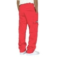 thumbnail image 2 of Gvmfive Men's Comfort Solid Color Elastic Waist Bottoms Sweatpants, 2 of 7