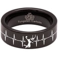 thumbnail image 5 of Basketball Tungsten Carbide Ring, 5 of 9