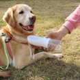 thumbnail image 2 of 1 botella de agua para perros y mascotas, cuenco portátil de viaje para perros para cachorros y gatos, botella dispensadora de agua plegable para exteriores de 280ml, color blanco JAMW Sencillez, 2 of 5