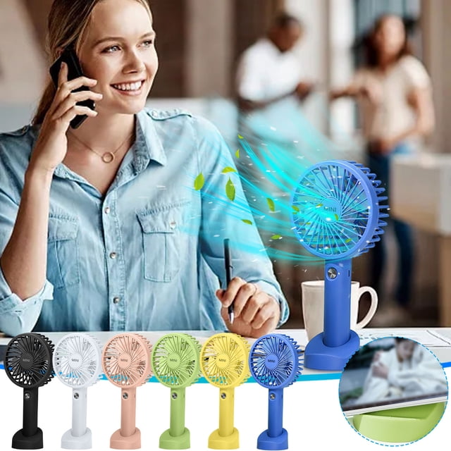 XWSHYW Aparatos Electrónicos Ventilador de Mano Usb Recargable Ventilador Pequeño Ventilador Portátil Mini para El Hogar