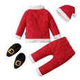 thumbnail image 6 of Toddler Boys Girls Christmas Santa Warm Outwear Set Outfits Clothes 2 Years, 6 of 7