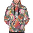 thumbnail image 2 of Bingfone Tropical Fruit Men's Drawstring Hoodie Long Sleeve Pocket Sweatshirts-XX-Large, 2 of 6