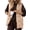 Oatmeal, variant on SHEWIN Womens Puffer Vest Full Zipper Hooded Long Quilted Jackets Sleeveless Winter Warm Coat Outerwear