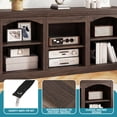 thumbnail image 3 of ModFusion 59 Inch Modern Entertainment Center with Adjustable Shelves, Media Console Fits 65 Inch TVs for Living Room, Black, 3 of 10