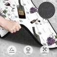 thumbnail image 3 of Fotbe Wine Bottles And Grapes Juego de 4 Tapetes para Auto con Estampado – Alfombrillas de Goma Reforzada, Diseño Antideslizante, Protección para Todo el Año – Vehículos, Autos, Camionetas y SUVs, 3 of 7
