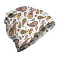 thumbnail image 1 of Paisley Unisex Beanie, Vintage Hipie Ethnic, Hiking Outdoors, Multicolor, by Ambesonne, 1 of 1