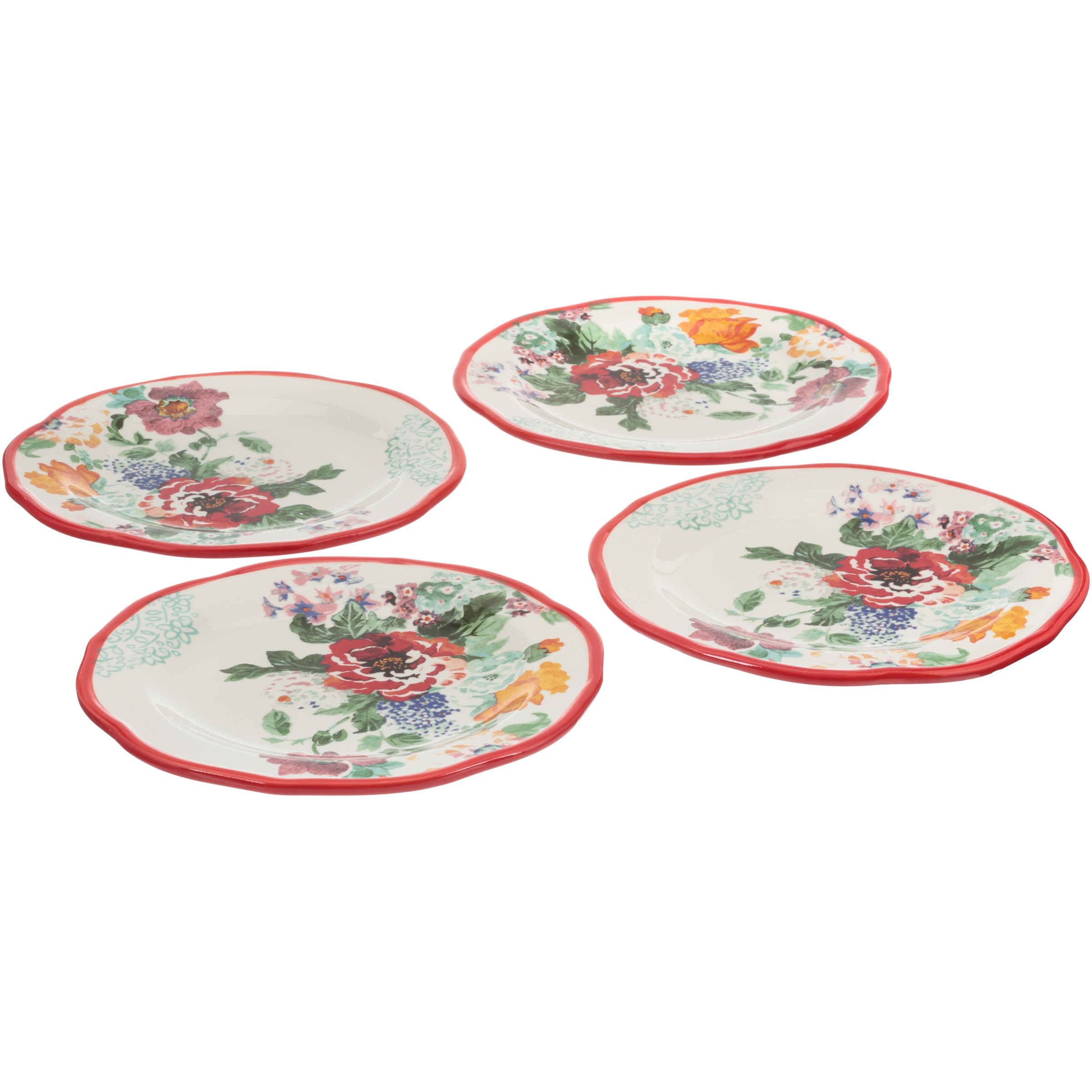 The Pioneer Woman Country Garden 4-Piece Salad Plate Set - image 2 of 4