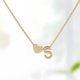 thumbnail image 3 of Collar Letras Collares Delicados Chapados en Oro 18 Quilates para Mujer (estilo Dorado 4), 3 of 9