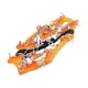thumbnail image 4 of Wosthever Crampones antideslizantes para escalada al aire libre, 19 , para caminar en invierno, pesca en hielo, montañismo, raquetas de nieve, Escalada naranja XL, 4 of 6
