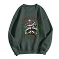 thumbnail image 1 of WEAIXIMIUNG Mignons Chandails d'Automne pour Femmes Chandails Quotidiens Maison Extérieur Entraînement Manches Longues Col Rond T-Shirt Haut Imprimé Chandail Blouse de Rue Mode Urbaine, 1 of 4