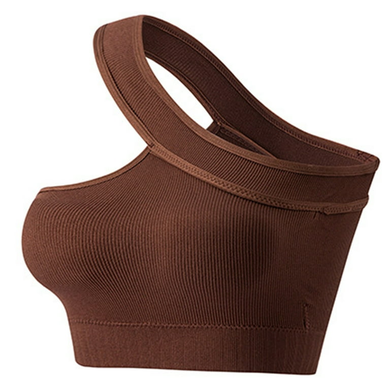 HUPOM Womens Underwear Cotton Cotton Boxers For Women High waist Comfort  Waist Solid Compression Coffee M