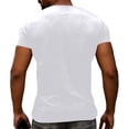 thumbnail image 7 of Mens Big & Tall Short Sleeve T-Shirts Graphic Crewneck Casual Printed Tee Summer Beach Hawaiian Vintage Shirts Size M-4XL White, 7 of 7