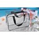 thumbnail image 3 of Bolsa de mano transparente de 3 piezas, bolsa de almacenamiento de maquillaje transparente, impermeable, con cremallera, accesorio de viaje de moda transparente, 3 of 5