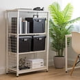 thumbnail image 3 of IRIS USA File Box with Lid File Organizer for Letter File w/Organizer-Lid, Water Resistant Document Box, Plastic Mobile Filing Organizer, Secure Buck, 3 of 11