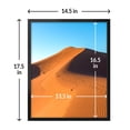 thumbnail image 3 of Marco de fotos LaVie Home 14x17 negro con plexiglás HD, 3 of 7