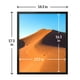 thumbnail image 3 of Marco de fotos LaVie Home 14x17 negro con plexiglás HD, 3 of 7