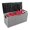 Gray, variant on 75Gal 260L Outdoor Garden Storage Box, Weather Resistant PP Resin Deck Box with Wheels, Lockable Waterproof Patio Storage Chest for Tools Cushions Toys