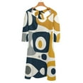 thumbnail image 6 of Abstract Midcentury Modern Art Dress Summer Dresses Woman Street Style Big Size Casual Dress, 6 of 9