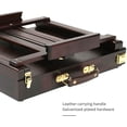 thumbnail image 4 of MEEDEN Wooden Table Easel Box with Drawer - Adjustable Artist Tabletop Easel Box Wood with Storage, Sketchbox &Solid Beech , for Studio or Plein Air - Holds Canvases up to 34" High,Walnut, 4 of 5