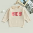 thumbnail image 2 of Okbabeha Toddler Baby Ugly Sweater Girl Boy Christmas Outfits Clothes Xmas Sweater Pullover Sweatshirt Long Sleeve Sweater Top, 2 of 7