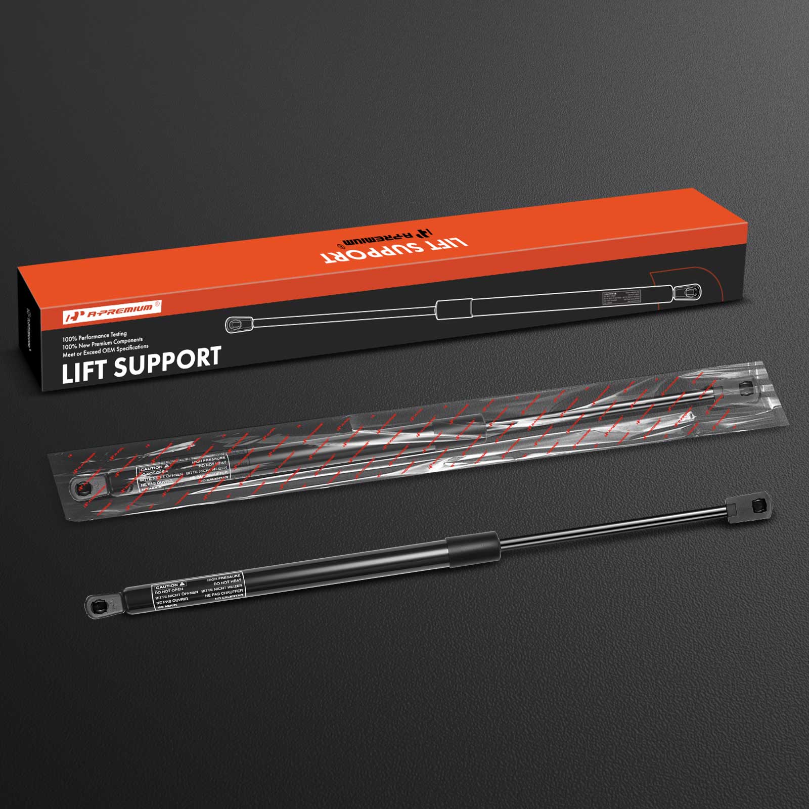 A-Premium Hood Bonnet Lift Supports Shock Struts Replacement for Chevrolet Impala 2006-2013 Monte Carlo 2-PC Set