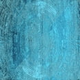 thumbnail image 1 of Ahgly Company Indoor Square Oriental Light Blue Industrial Area Rugs, 7' Square, 1 of 4