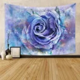 thumbnail image 5 of Red Rose Tapestry Flower Plant Tapestry Botanical Nature Tapestry Red and Black for Bedroom Living Room Wall Decor (8,W150xH130cm), 5 of 6