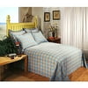 Fiona Plaid shams, Set of Two, Blue