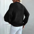 thumbnail image 4 of iHPH7 Cropped Cardigan Sweaters for Women Knit Cardigans for Women Casual Outfits for Women Knits Clothing Button Up Cardigan Fall Sweaters for Women Long Sleeve Sweaters for Women Black M, 4 of 6