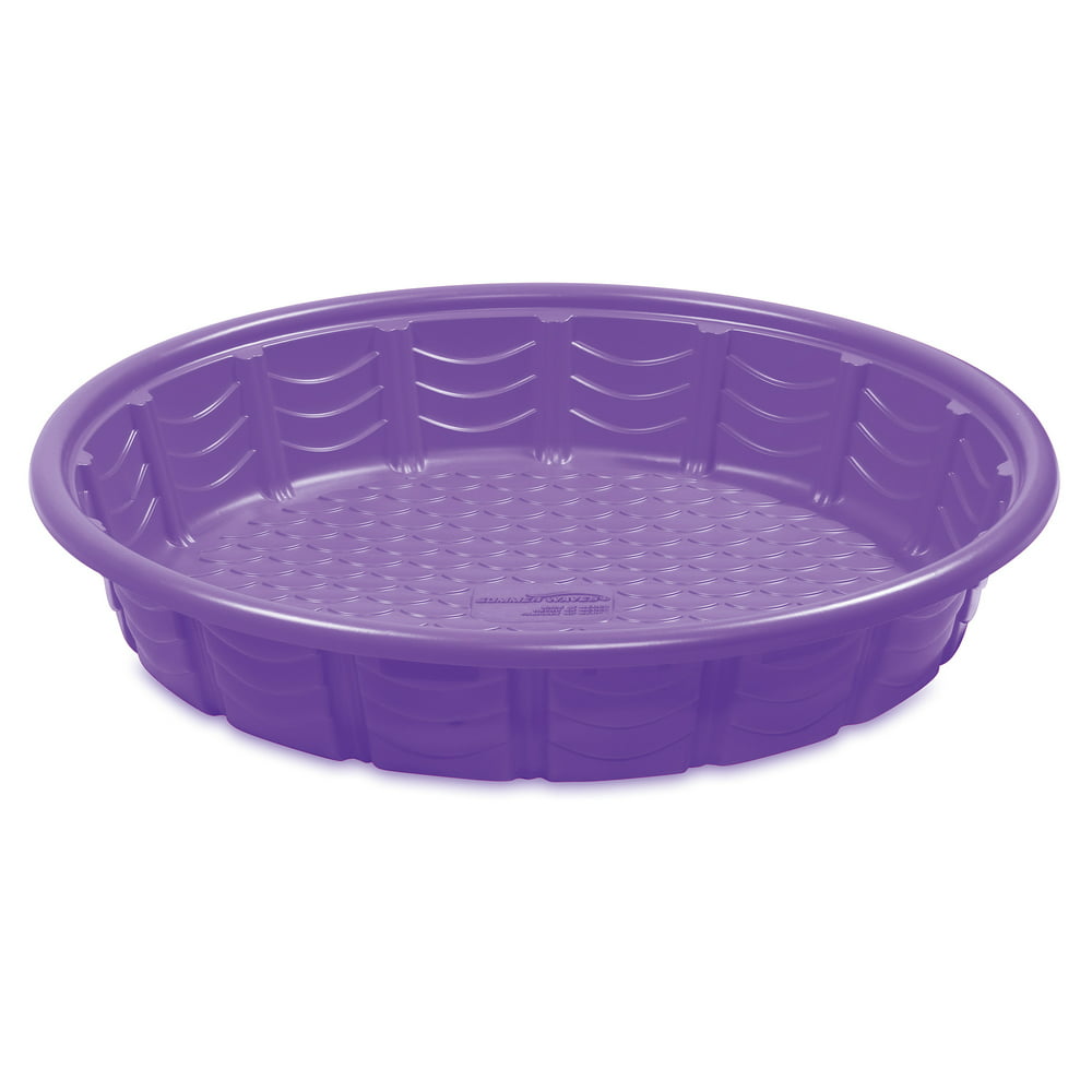 Summer Waves® 45" Plastic Wading Kiddie Pool Purple