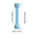 thumbnail image 3 of YaoZQ Durable Dog Toys for Boredom, Rubber Puppy Teething Chew Toy with Spikes, Teeth Cleaning Interactive Training Aid, 5.5 inch, Green, 3 of 6