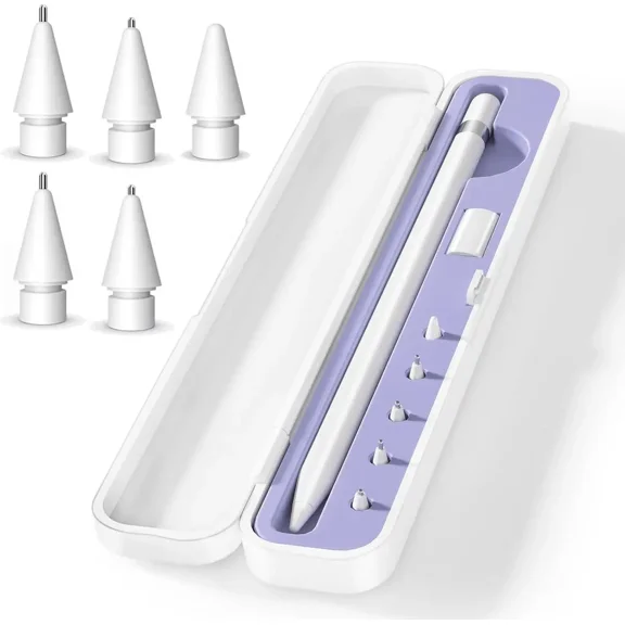 Storage Box Pencil Tips for Apple Pencil 1st Generation and Apple Pencil 2nd Generation,Pen Protective Carrying Case for Apple iPad Pencil - Holder Accessories Storage