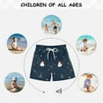 thumbnail image 6 of FORMRS Boys Swim Trunks Quick Dry Mesh Liner Boardshorts Sizes XS-XL, Christmas Whimsy, 6 of 7