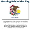 thumbnail image 2 of Allied Flag Illinois State Flag - 5 x 8 - Nylon, 2 of 2
