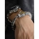 thumbnail image 4 of Fiudx Ofertas del día Pulsera de griffon tridimensional, tendoncia masculina, joyería dominante para niños, pulsera tailandesa chapada en latón con personalidad, 4 of 7