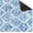 Blue Chinese Floral, variant on Vintage Black and White Mahjong Mat for Table 31.5 X 31.5 in, Gifts for Mahjong Players, Traditional Oriental Chinoiserie Chinese Anti-Slip Table Cover Tablecloth for Poker Board Card Tile Game