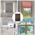 thumbnail image 7 of Uxcell Blackout Door Curtains, French Side Door Window Curtain for Privacy, Glass Door Curtain for Patio Front Door Curtain Tie Up Shade, White, 26" x 28", 1 Panel, 7 of 7