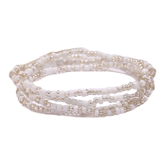 Minnieouse Cuentas Cadena de cintura Estilo simple Ropa elegante Cintura Decoraciones Playa al aire libre Vestir Vientre Cadenas Joyería Regalo tipo 13 20piezas