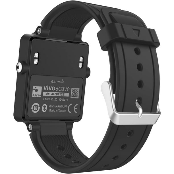 Watch Band Compatible with Garmin Vivoactive Soft Silicone