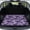 Purple Watercolor Bat Pattern, variant on Psesaysky Mandala Circle Print Pet Cargo Mat, Non-Slip Flexible SUV Cargo Mat, Cargo Cover for Auto Interior