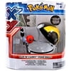 Pokemon TOMY Clip n Carry Pokeball Fletchling Figure & Ultra Ball Figure Set